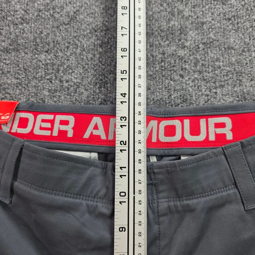 Under Armour Chino Pants Mens 42x32 Gray Straight Leg Stretch Golf Trousers NWT